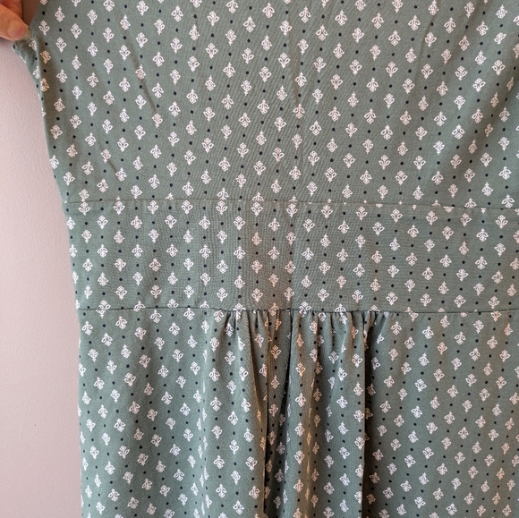 Lands' End Green Polka Dot Dress - Picture 8 of 11